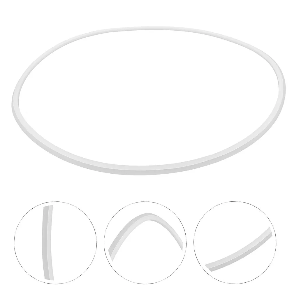White Rubber Base Ring Bar Stool Foot Rail Protectors Stable Non Slip Barstool Legs Floor Protector Replacement Parts for Bar
