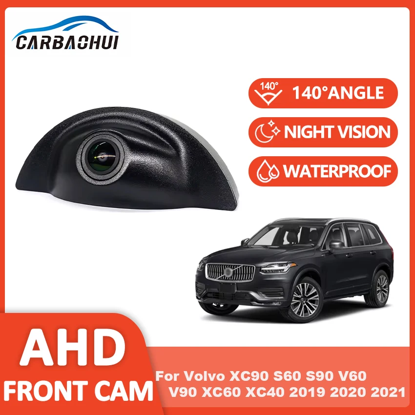 HD Car CCD Front View Camera Night-Vision Parking Camera For Volvo XC90 S60 S90 V60 V90 XC60 XC40 2019 2020 2021