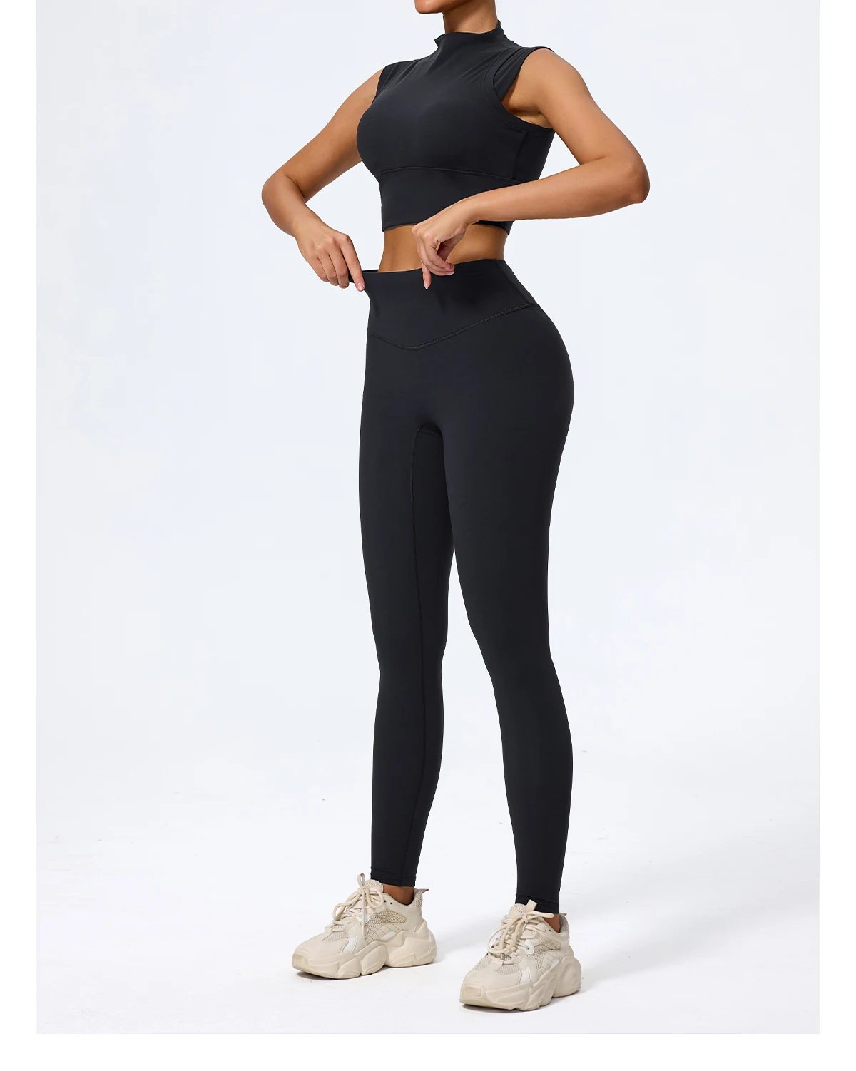 High Impact Gym Top Weibliche Push-Up Sport-Bh Yoga Kleidung Sport Weste Frauen Workout Crop Top Weibliche Stoßfest Büstenhalter Frauen – Detail 12