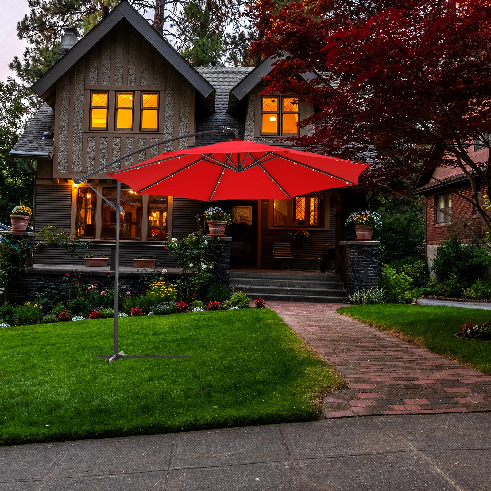 

Heavy Parasol Umbrella Covers Polyester Patio Umbrellas Outdoor Replacement Large