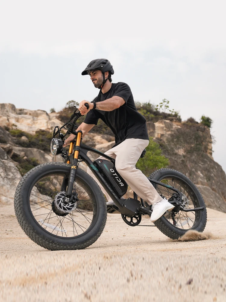 OTIDA X2 Elektrofahrrad mit zwei Motoren, 52V30Ah Batterie, 26*4.0 Fat Tires, leistungsstarkes Elektro-Mountainbike, schnelles Motorrad für Erwachsene