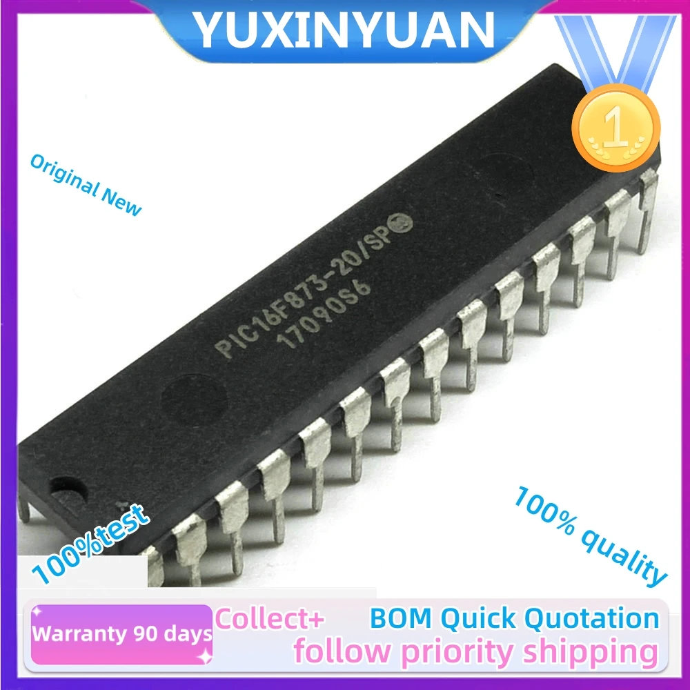 

1PCS PIC16F873-20I/SP PIC16F873 16F873 DIP28 IC