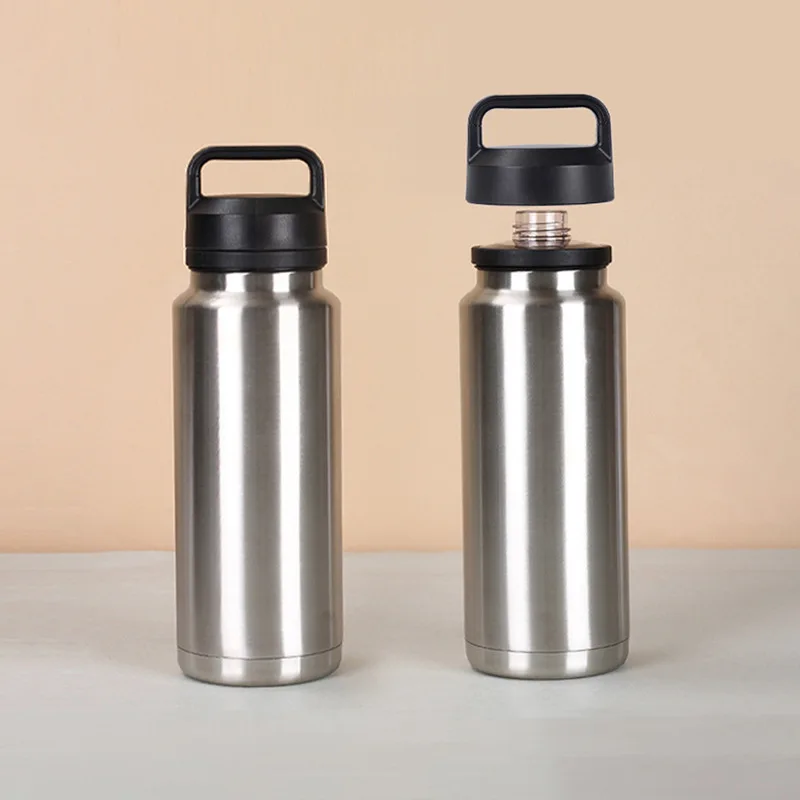 

Convenience Portable Stainless Steel Tumbler with Handle Vacuum Insulated for Outdoor Sports Drinkware