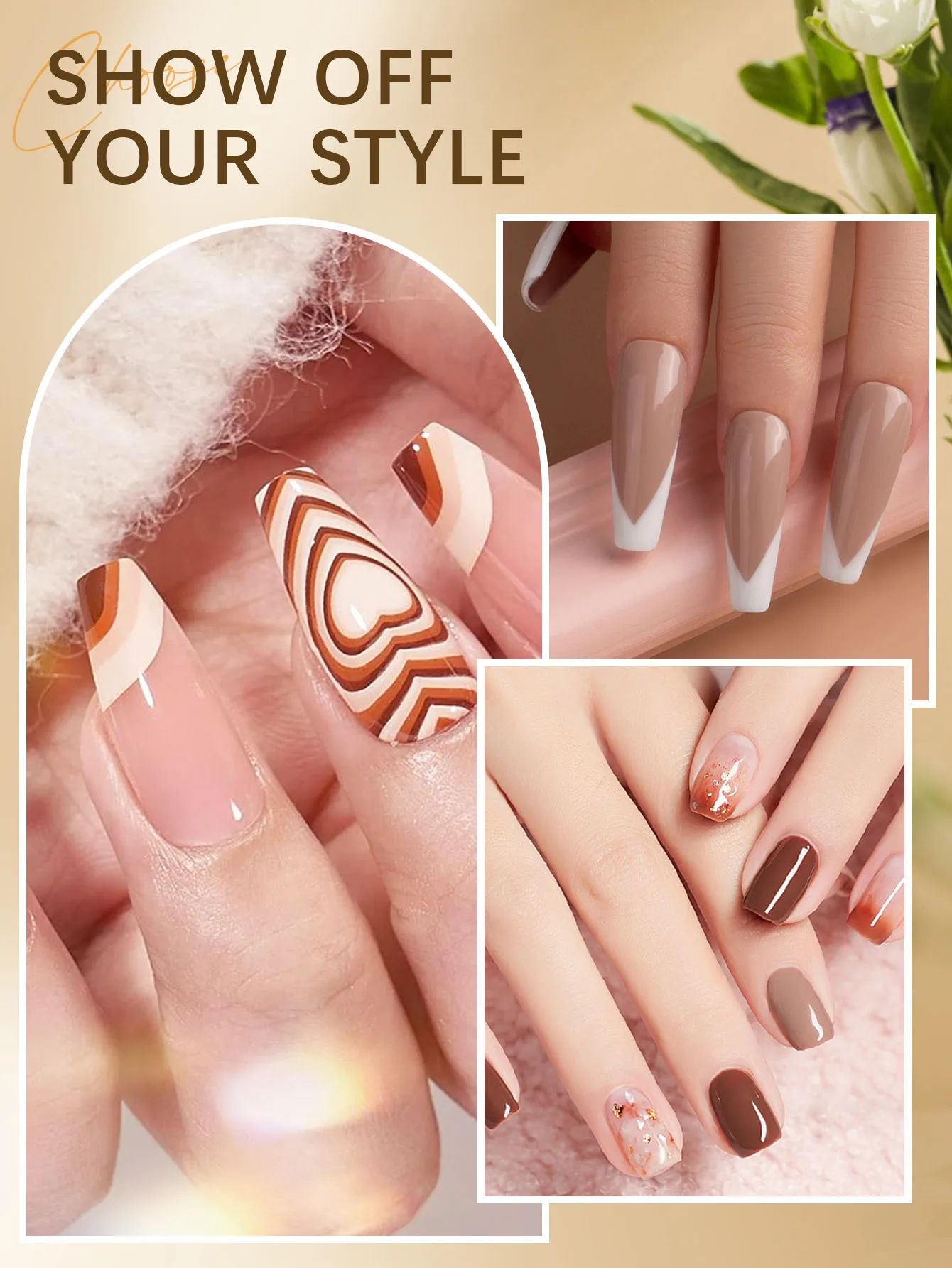 Zestaw 6-kolorowego akrylowego pudru kryształowego, umożliwiający tworzenie manicure w jakości salonowej w domu, idealny dla początkujących i profesjonalistów.