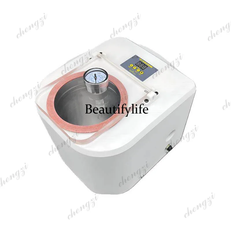 Integrated Vacuum Defoaming Machine Digital Display Air Remover for Epoxy Resin Silicone Mold Casting DIY Crafts
