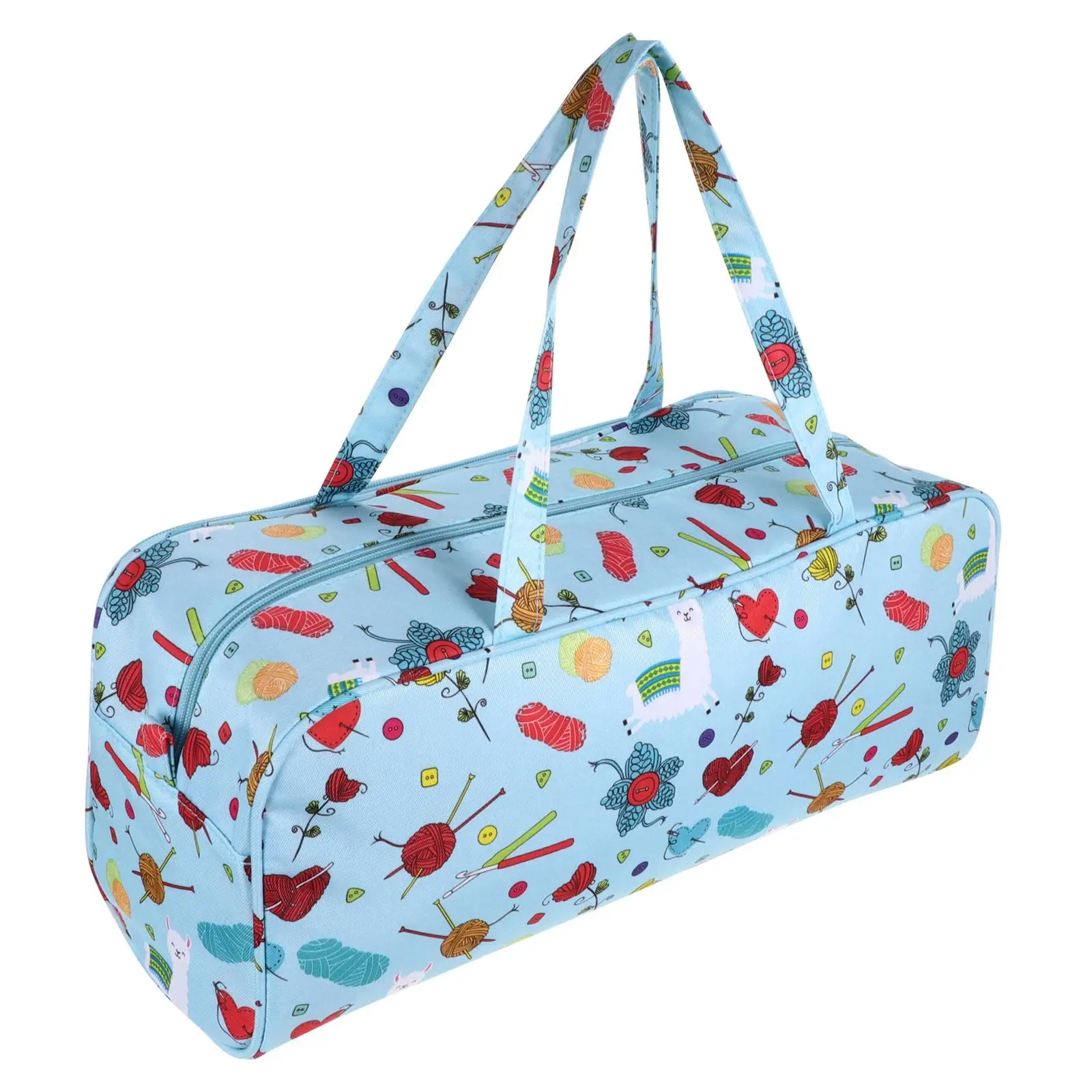 

Wool Storage Bag Durable Yarn Tote Large Capacity Lightweight Portable Knitting Needles Bag Handbag Outdoor Clothing
