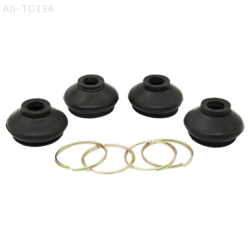 

4 Pcs Suspension Steering Tie Rod Ends Ball Joint Universal Dust Protection Rubber Cover For ATV Go Kart Quad Bike Parts
