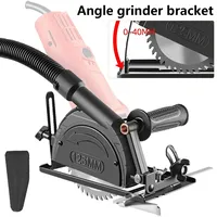 HILIXUN Angle Grinder Stand 45°Adjustable Angle Grinder to Cutting Machine Bracket Dust Free Angle Grinder Machine Base Stand