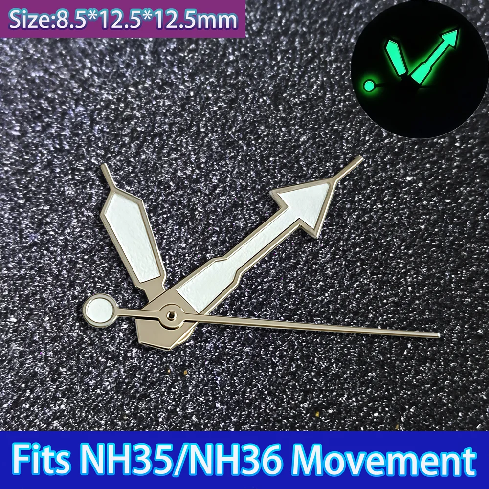 High Quality NH35 Hands Pointer Green Luminous Suitable For NH35 NH36 Movement Men's Watch accessories maintenance tools
