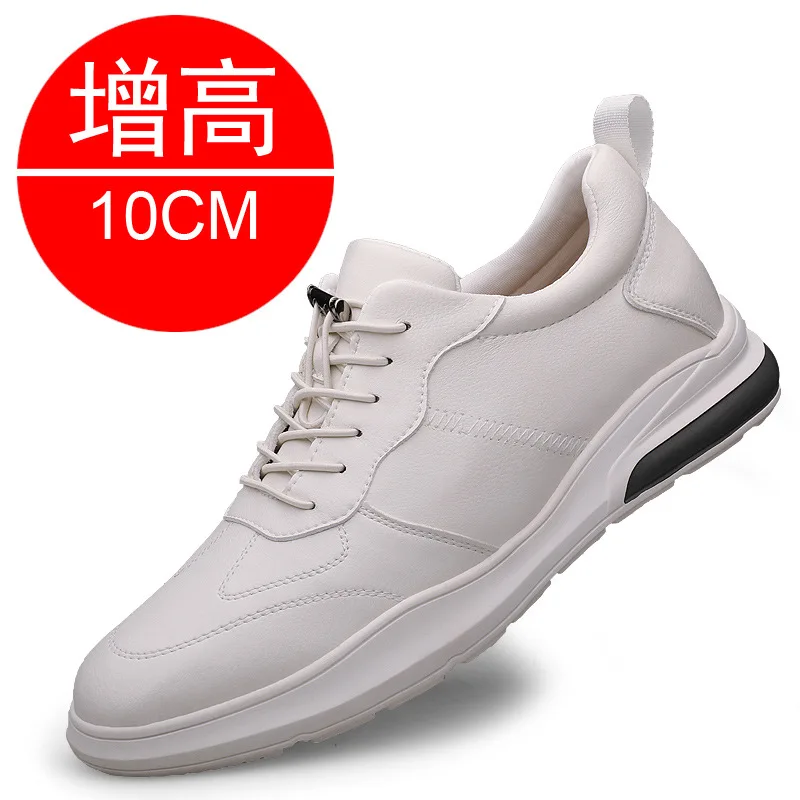 Luxury Elevator Shoes Men Women Sneakers Height Increasing Shoes Invisible 6cm 8cm 10CM Heighten Sports Taller Lift White Shoes
