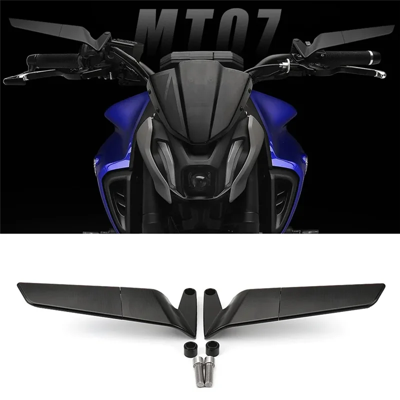 Motorcycle Rear Side View Mirrors Rearview Mirror For  MT-09 MT09 2020-2023 MT 09 SP 2021- 2023 MT-07 2021 2022 Parts