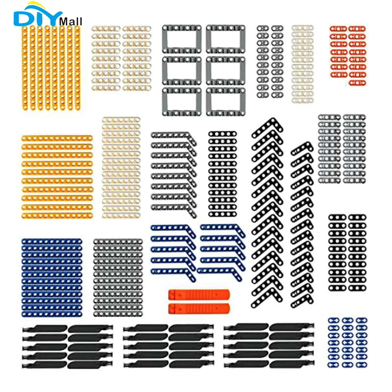 280Pcs Beams Axles Connectors Bricks Sets Technical Parts Liftarm Bricks Separator Chassis Frame Liftarm Beam Rotor Blocks