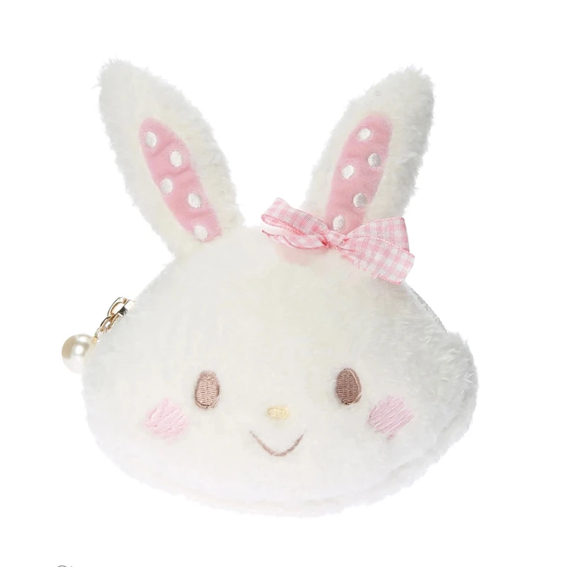 

Wish Me Mell Bunny Plush Coin Purse Cute Kawaii Bag Keychain Wallet Women Cartoon Anime Coin Pouch Organizer Money Bag