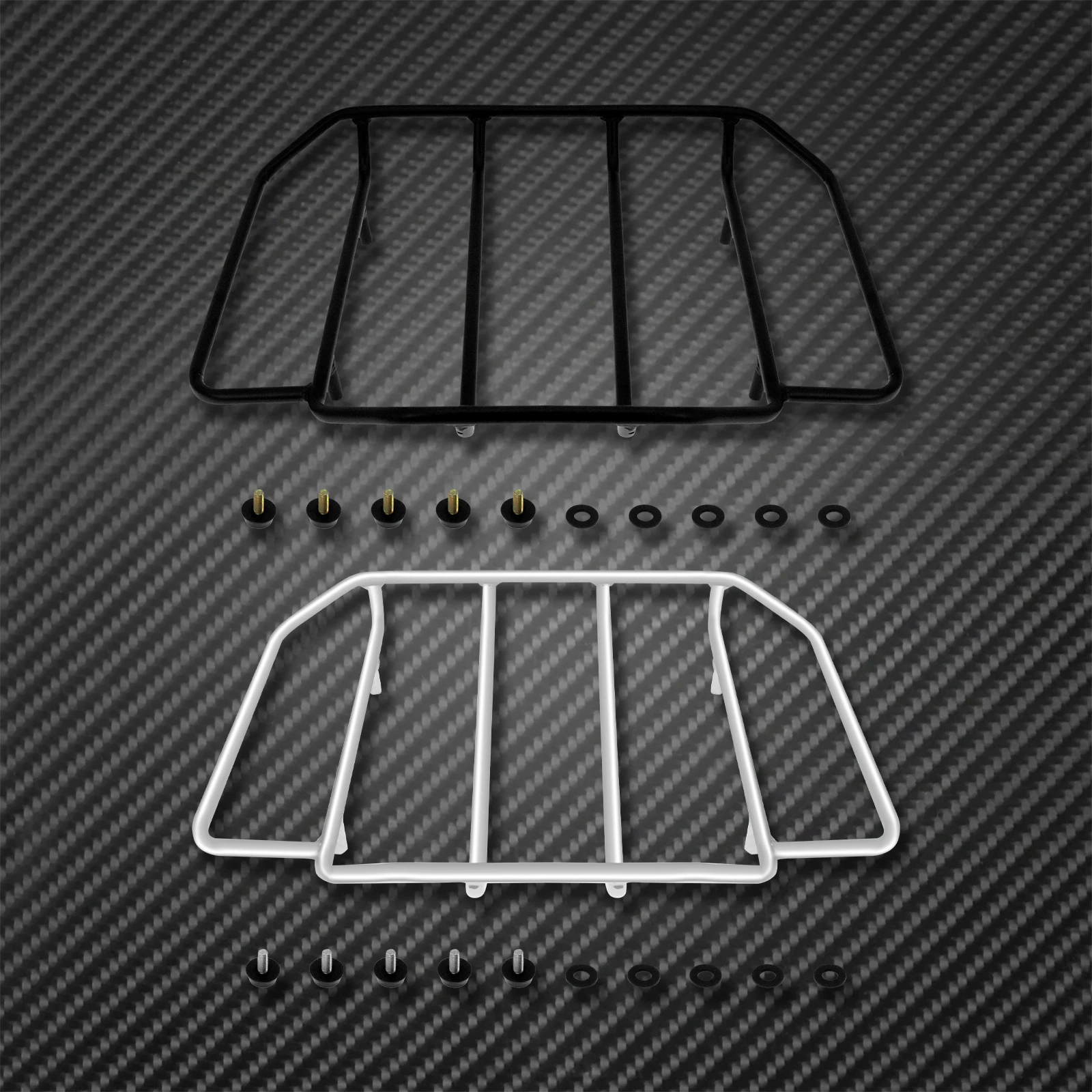 Motorcycle Tour Pack Luggage Top Rack Fit King Chopped Razor Lids For Harley Touring Road King Street Electra Glide CVO 1984-25