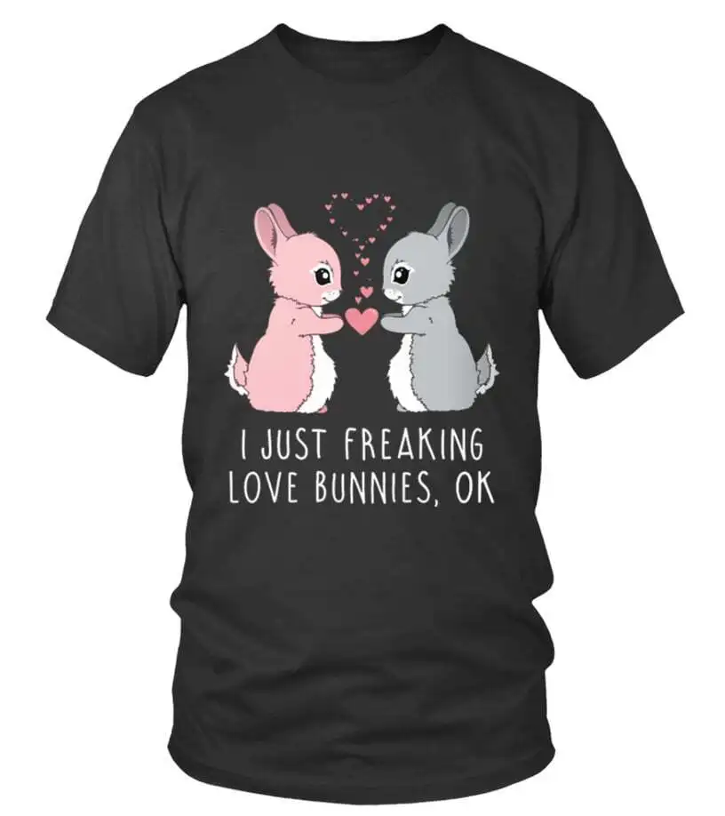 NEW Cute Bunny Graphic Unisex Adult Classic T-Shirt Vintage Trending S-5XL