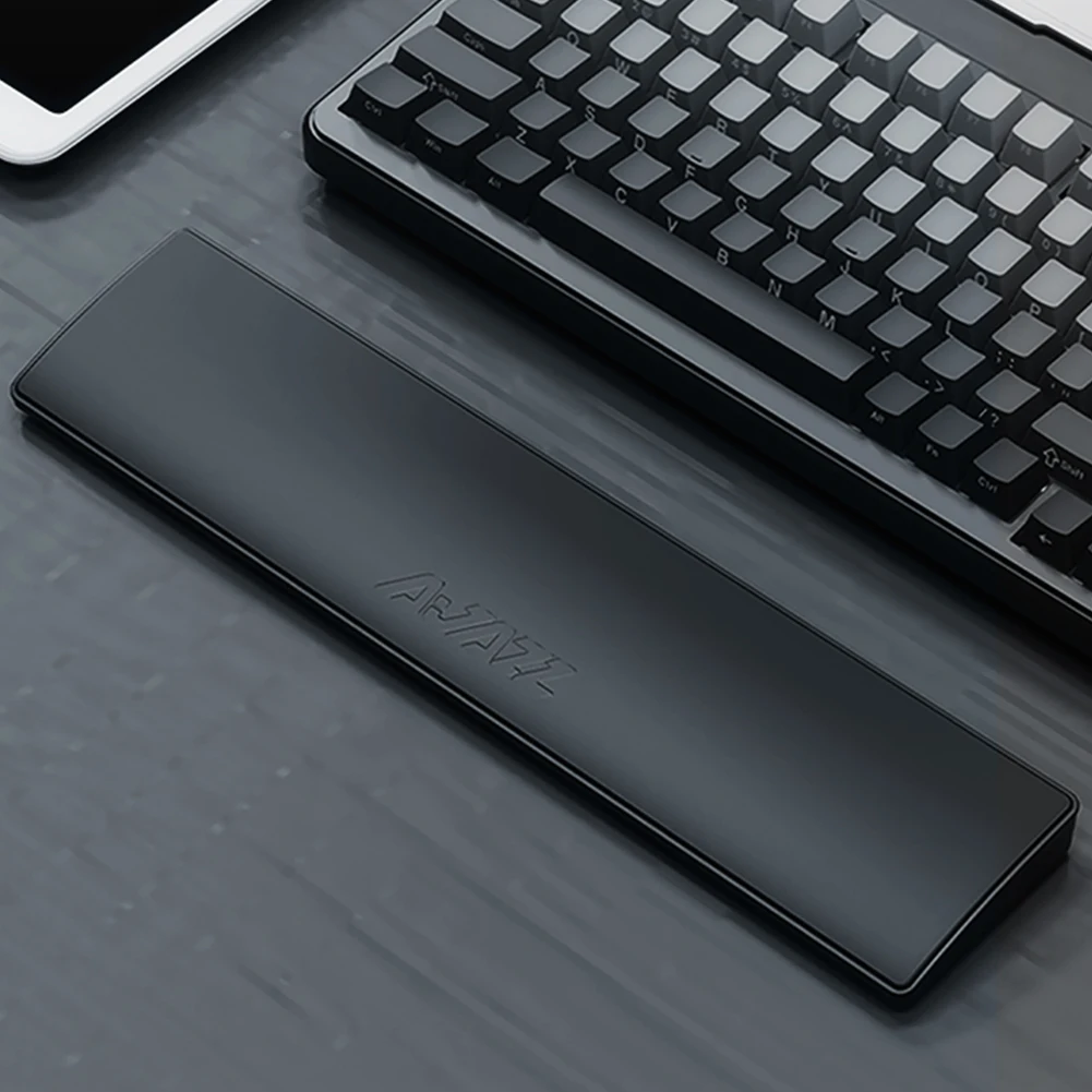 

81 Keys Gaming Keyboard Wrist Rest Pad Ergonometric Soft Memory Foam Hand Support Long Hours Anti-Slip Palm Rubber Stable Base