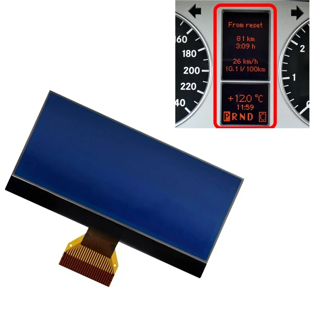 1pcs LCD Screen For Mercedes A ∕ B Class  W169 W245 Dashboards Display 8 Volt Version Direct Replacement Car Accessories