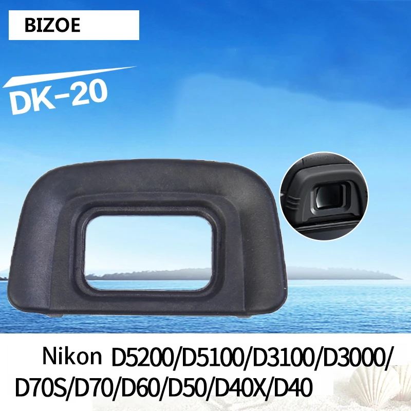 

BIZOE DK-20 Camera Eyecup Viewfinder Rubber Eyepiece For Nikon D3000/D3100/D5100/D5200/D40/D40X/D50/D60/D70/D70S