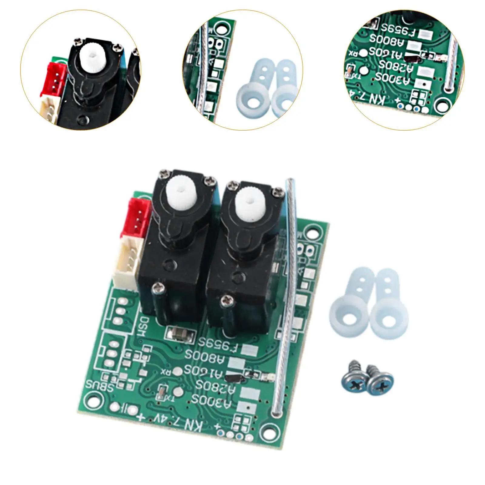 Vervanging Ontvanger Board Praktisch en Schroeven RC Onderdelen Moederbord voor Wltoys XK A160 Zweefvliegtuig RC Vliegtuig Helikopter DIY Gemodificeerde