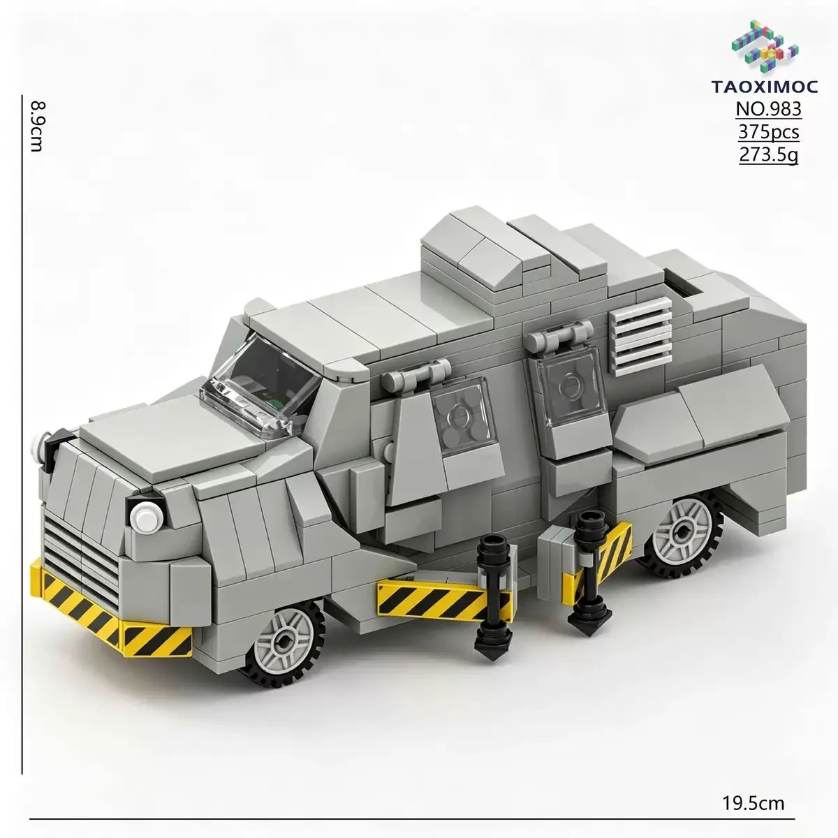 In Stock Tiv2 Intercept Tornado Intercept Vehicle 2 Building Blocks Puncher Titus Funnel Runners Building Blocks Bricks Toy Fans