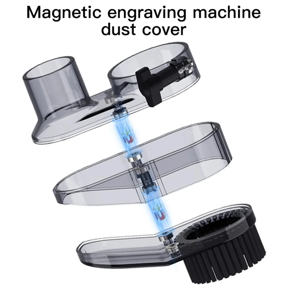 AT16 CNC Dust Cover Cleaner 45mm Dust Brush Cover for 3018 Series CNC Router/CNC Machines Spindle Motor Woodworking Tool view 4