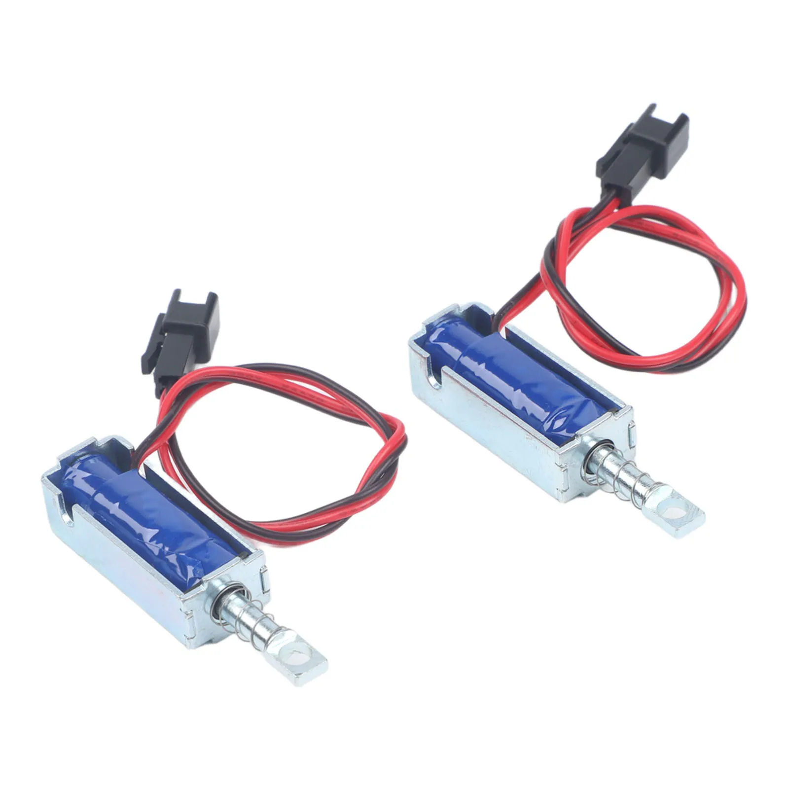 DC6V 12V 24V Mini Push Pull Solenoid Valve 2pcs for Vending Machines and For express for lock Systems Featuring Long for service