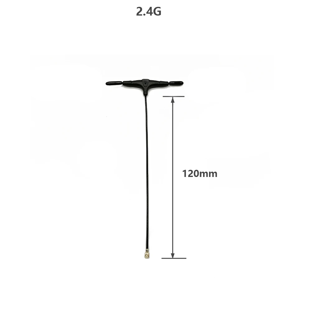 PHISITAL 915 MHz 2,4 GHz T-Typ-Antenne für UFL-Anschluss ELRS EP1 RX, kompatibel mit TBS Crossfire Nano-Empfänger RC FPV Drohne 3