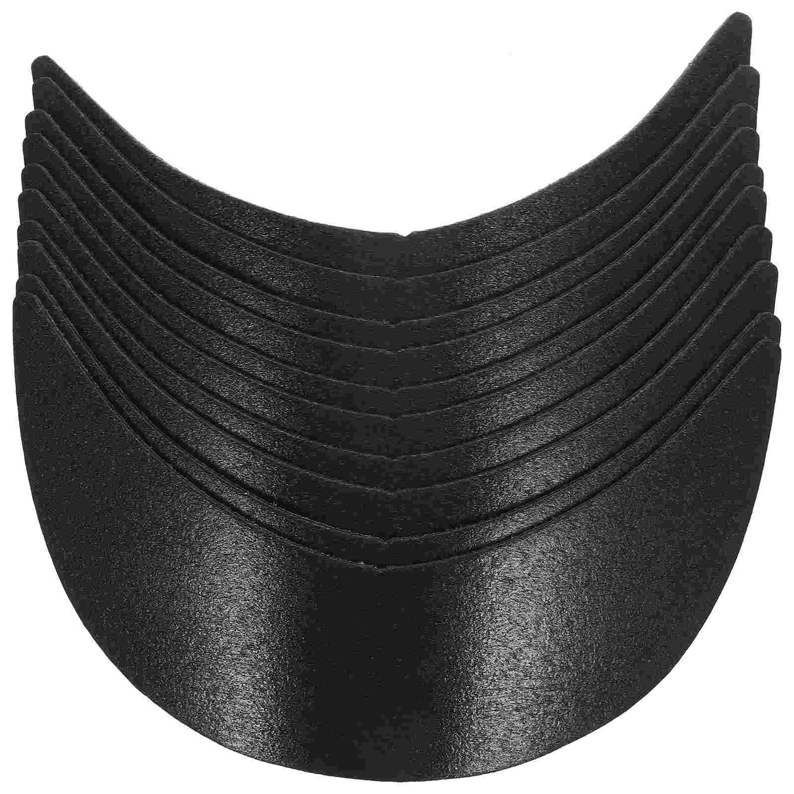 10 stuks hoed baseball cap rand voering zon randen pe vervanging ondersteuning shaper insert inzetstukken voor caps