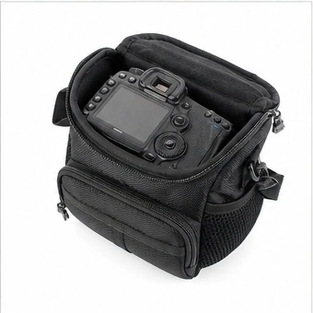 1Pcs Camera Bag Portable Compact Crossbody Shoulder Bag Anti-Vibration Camera Storage Protection Outdoor Carrying Case
