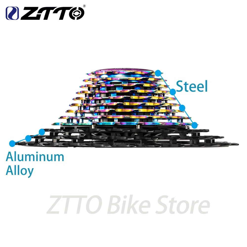 ZTTO Ultraleichte 11/12-fach Rennrad-Kassette 11s 12s 11-28/30/32/34/36T ULT Kettenblatt Freilauf 125g~163g 11V 12V Gravel K7 HG – Detail 9