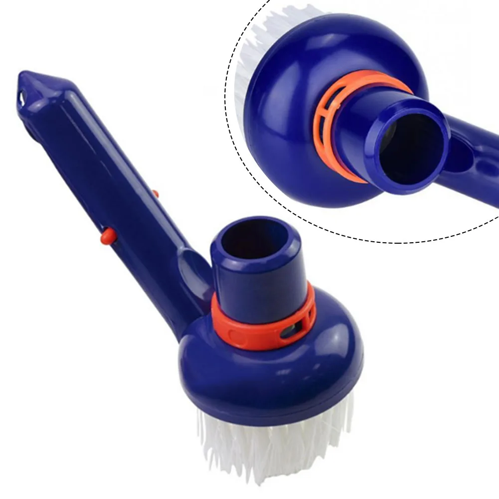 Compact Pool Brush Fine Nylon Bristles High-Quality Materials Compact Size Water Inlet Diameter About 3cm 1.2in