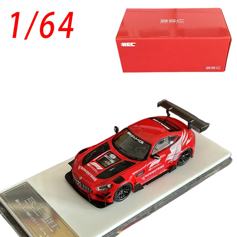 

BSC Diecast Model Car 1/64 Benz Alloy Car Model Benz AMG GT S Carbonerre HEC Play Vehicle Toys for Boys Original Box