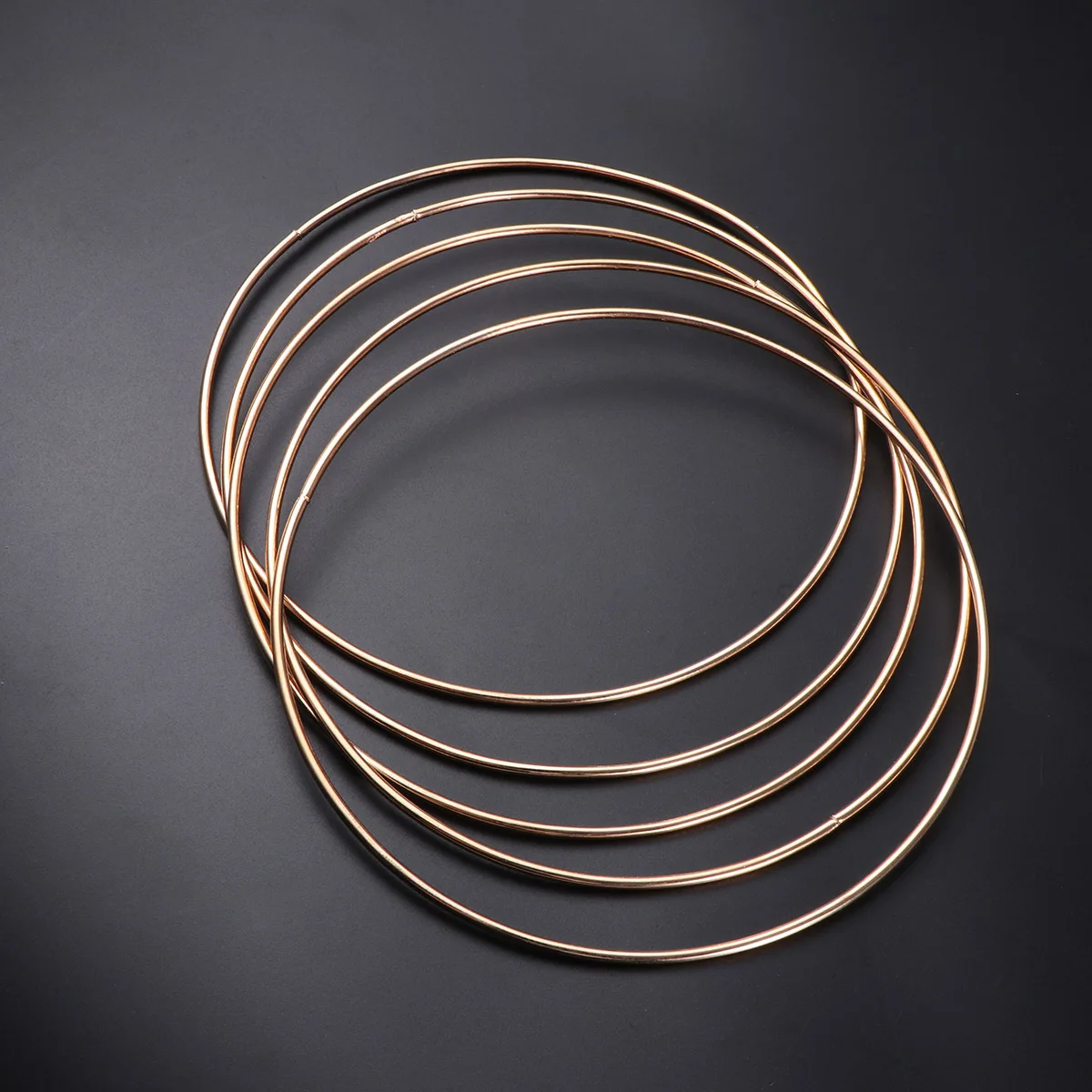 10 قطعة اكسسوارات زاك 160 مللي متر حلقة معدنية Diy بها بنفسك حلم الماسك هوب المشاريع الحرفية قوي الحديد حلقة مكرامية النبات شماعات