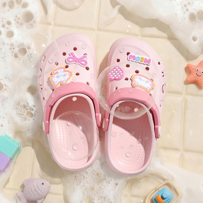 Cheerful Mario Summer children's two-piece sandals - indoor sandals and outdoor flip-flops