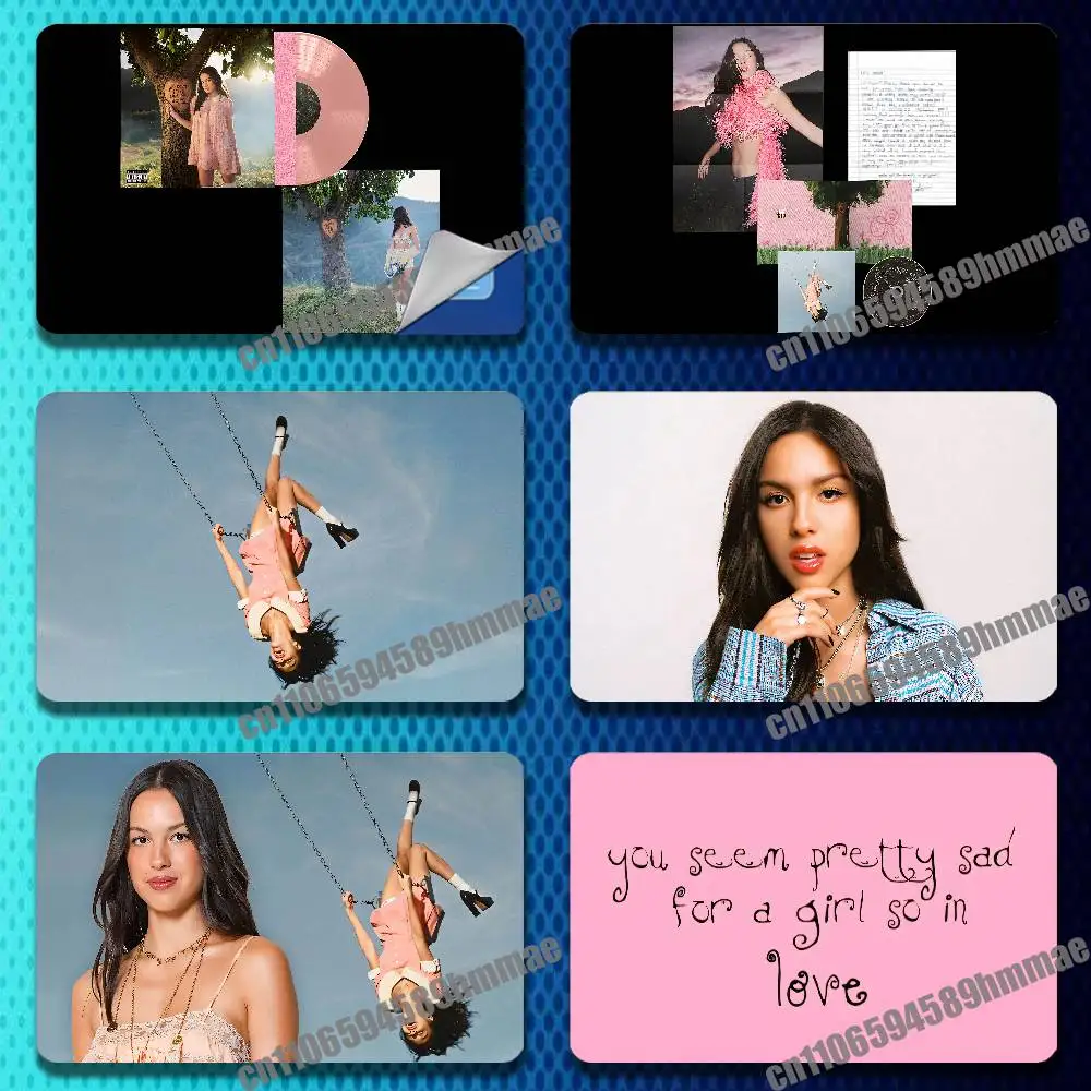 

For You Seem Pretty Sad for a Girl So in Love Credit Bank Sticker Film Waterproof Protect Access Card Full Cover Skin ID