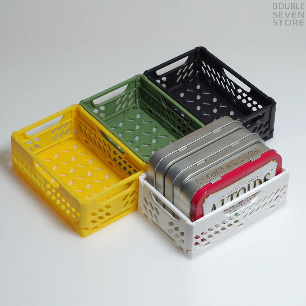 Metal Tin Caddy Rack Desk Mounted Storage Collection Organizer Foldable for Altoids tins