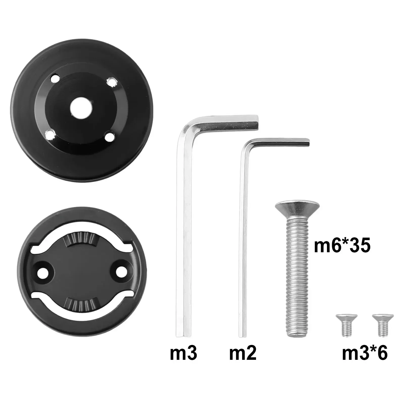 自転車コンピュータベースアルミボウルセットカバー用-POLARコンピュータバイクステムトップキャップ自転車アクセサリーサイクリングパーツ