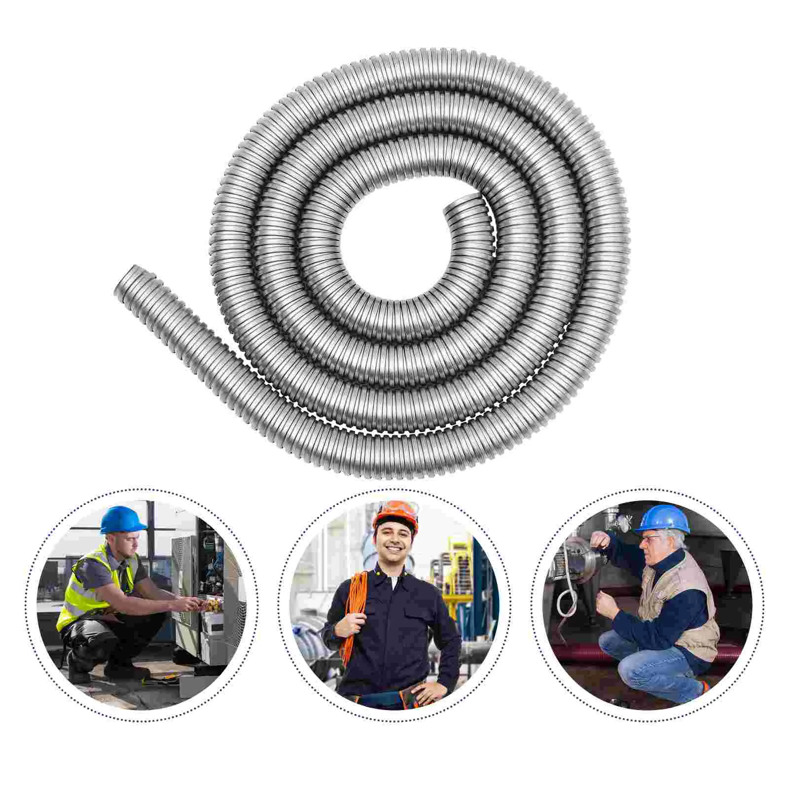 Cable Pipe Protector Wire Ties Electric Coiled Tube Sleeve Office Corrugated The