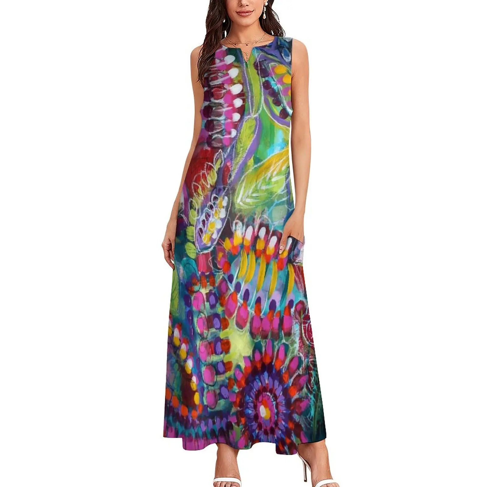 Chimere serie in the garden Long Dress dresses for women Women long dress