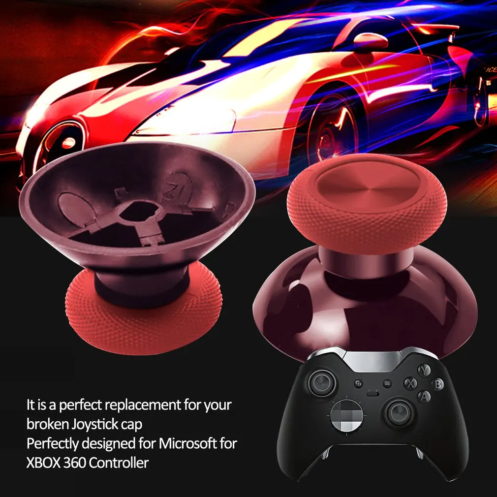 3D จอยสติ๊กแบบแอนะล็อกสำหรับจอยเกม Xbox One ทัมป์สติ๊กหมวกเห็ดหัวเกมอะไหล่คันโยก