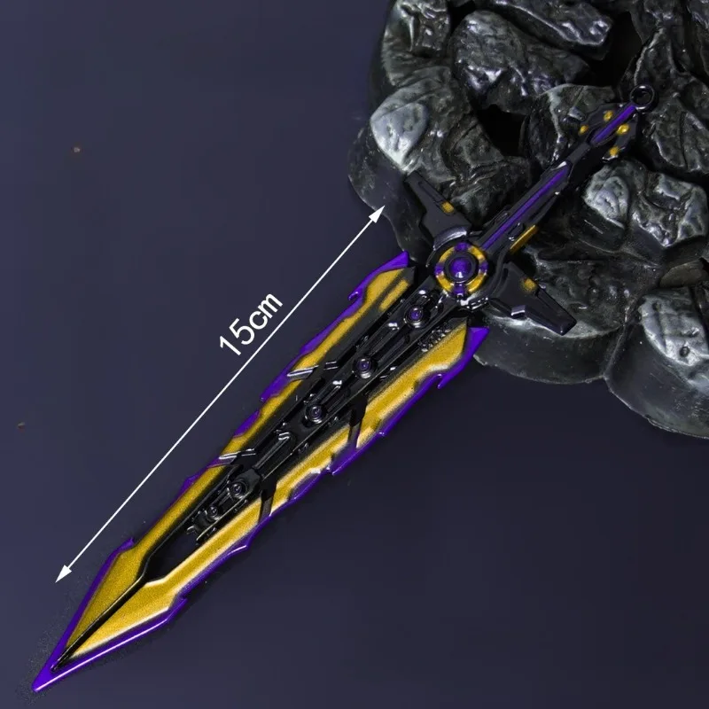 30 cm/11.81in Valorant Game Randapparatuur Chaos Zwaarden Wapens Model Desktop Display Ornamenten Collectie Verjaardagscadeau voor Jongen speelgoed