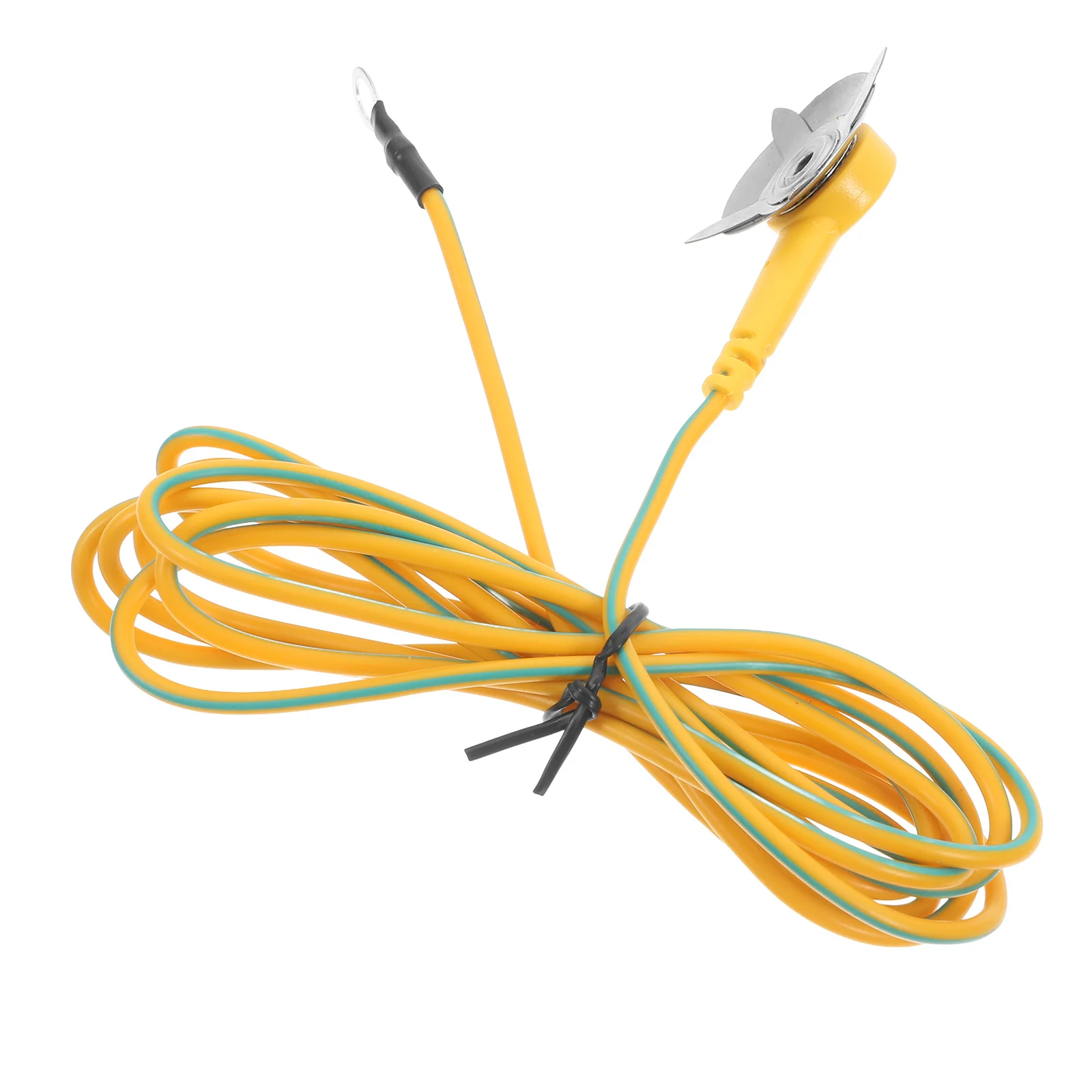 

Portable Lightweight Grounding Cable Anti-Static Ground Cable for Electrical Appliance Equipment Protection Long Ground Wire