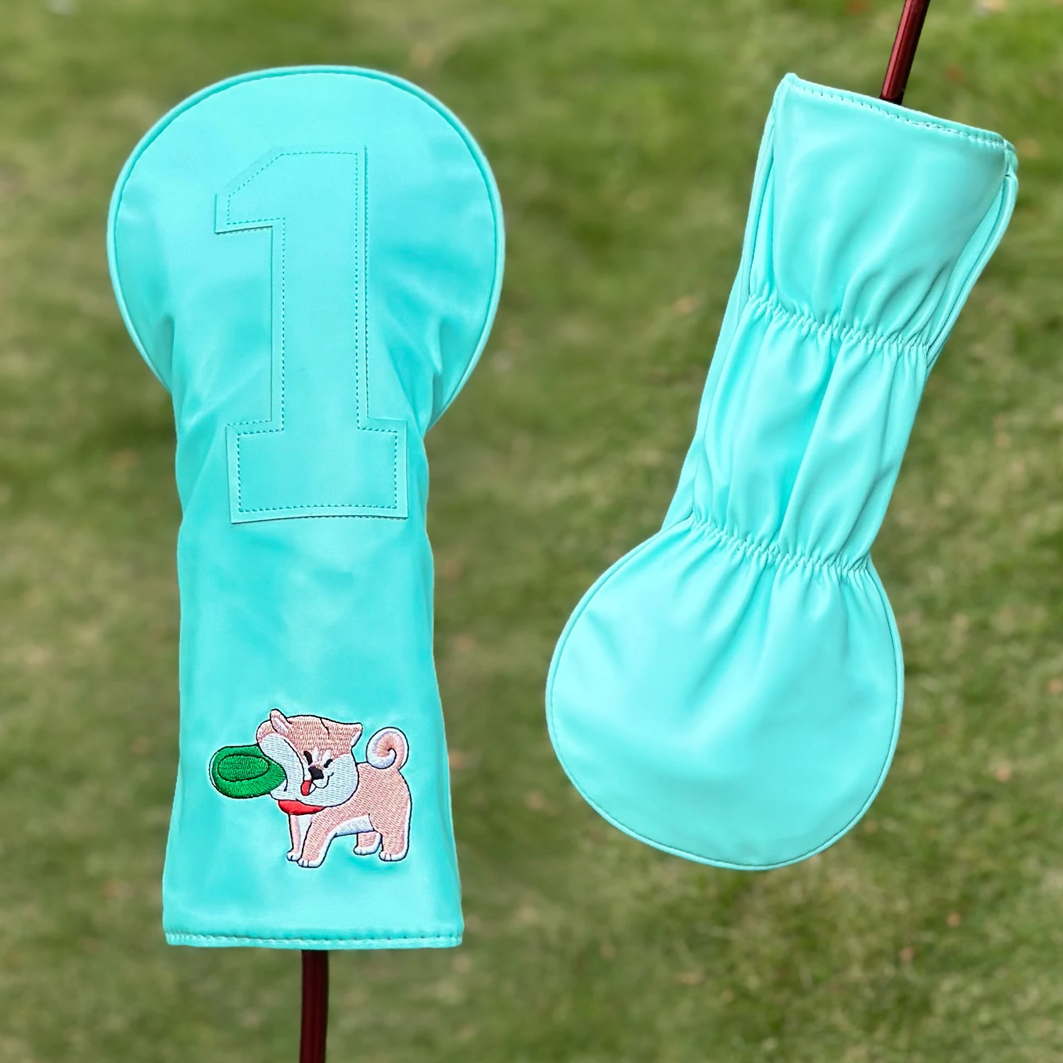 Limited Edition Blue Golf Club Protective Case, Cute Pink Puppy Design, Stylish and Durable, Protecting Your Golf Club
