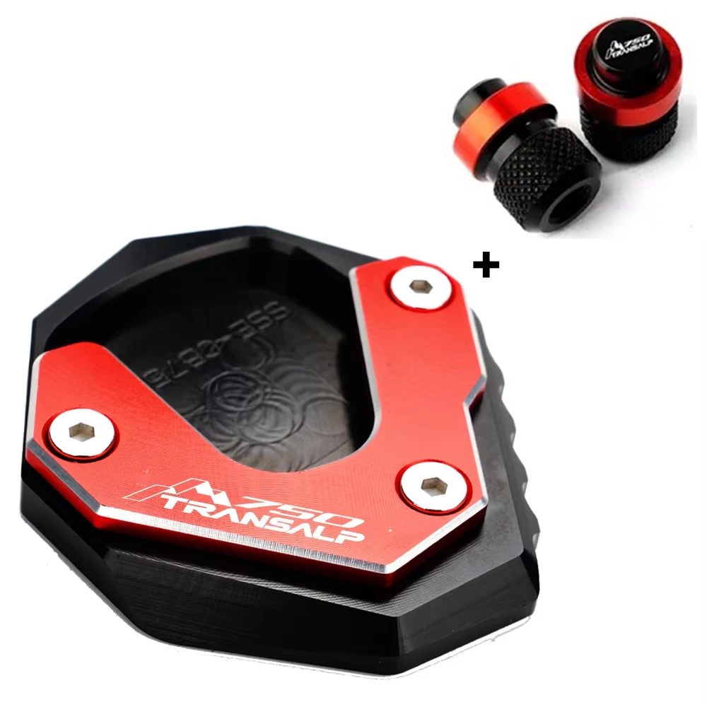 Fit For HONDA TRANSALP750 XL 750 TRANSALP 750 XL750 2024 2023 Motorcycle Accessories Foot Side Stand Kickstand Enlarger Pad