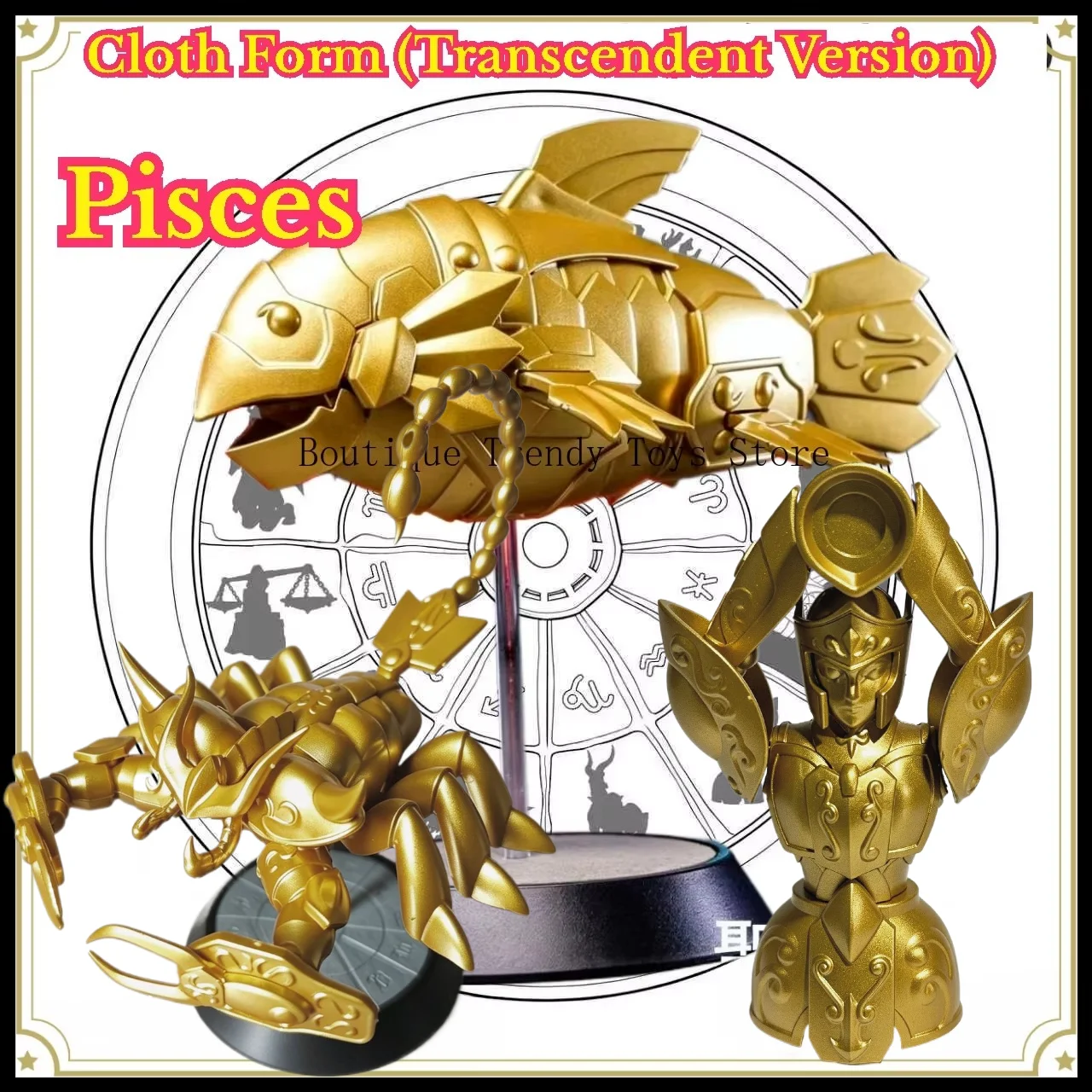 【In Stock】Saint Cloth Legend Pisces/Leo / Scorpio Saint Cloth Form Transcendence Version Assembled Model Classic Series