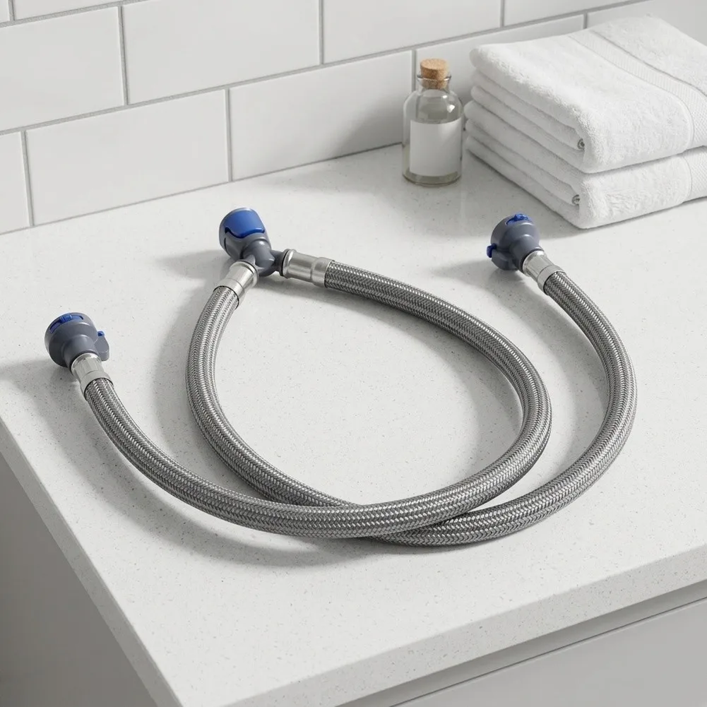 For Plumbing Repair Faucet Hose Replacement Quick Connect Faucet Hose Garden Water Connector Plumbing Supply Hose