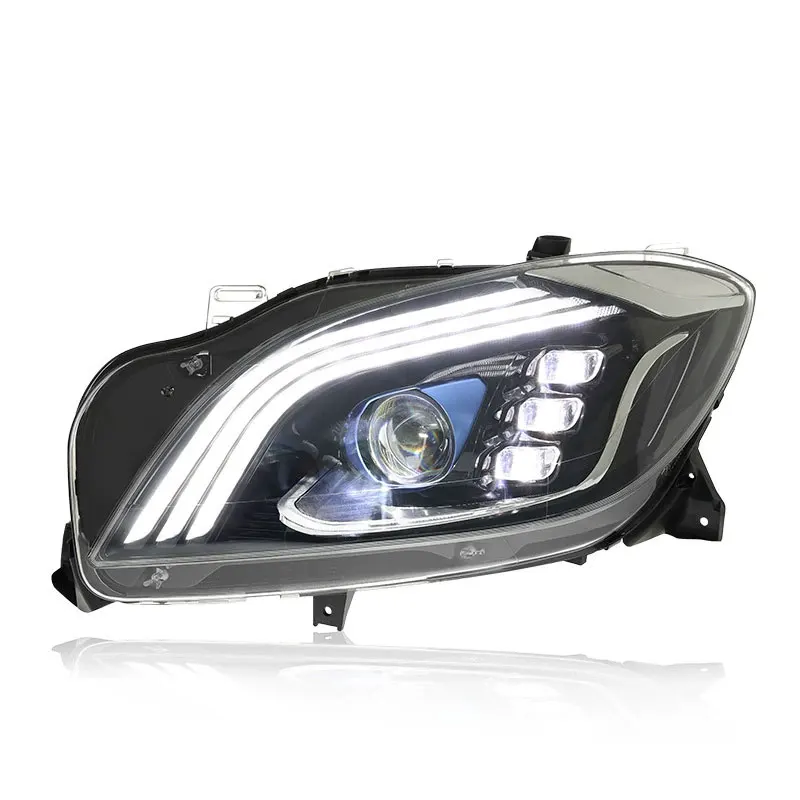 Car  Headlights For Mercedes Benz ML300 ML350 ML400 W166 2012 2013 2014 2015 Front DRL Sequential Turn Signal Light Assembly view 6