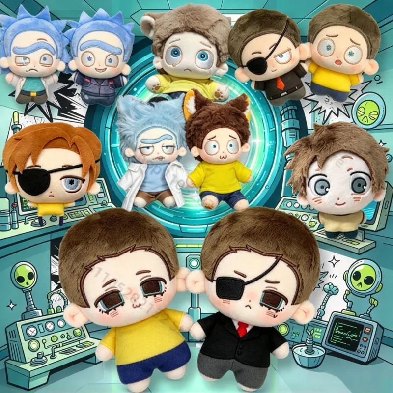 Heißer Anime Rick Plüsch und Morty Plüsch, süße Cartoon-Weichplüsch-Rick-Puppe, Spielzeug, Game-Peripherie, Plüschanhänger, Geschenk für Fans