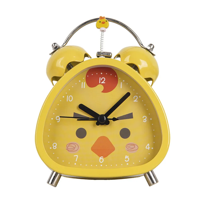 

Cartoon silent alarm clock for students to wake up creative clock oversized night light alarm clock for boys and girls