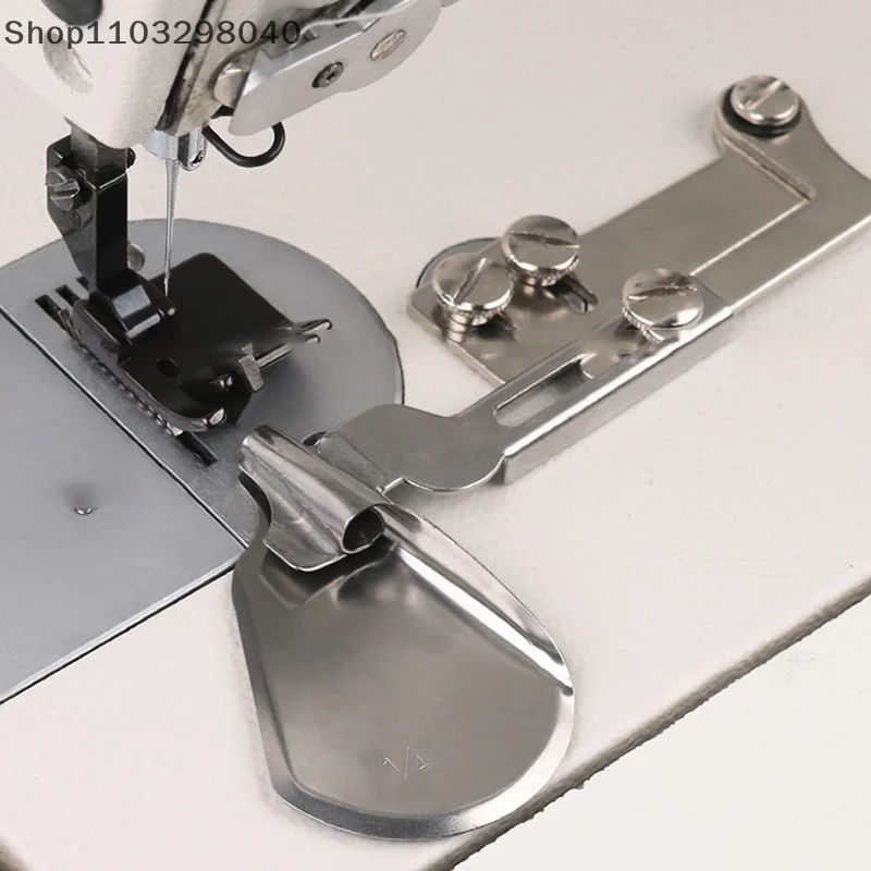 

T9 Adjustable Multifunctional Presser Foot with Hemming and Folded Edge Guide for Flatbed Industrial Sewing Machines